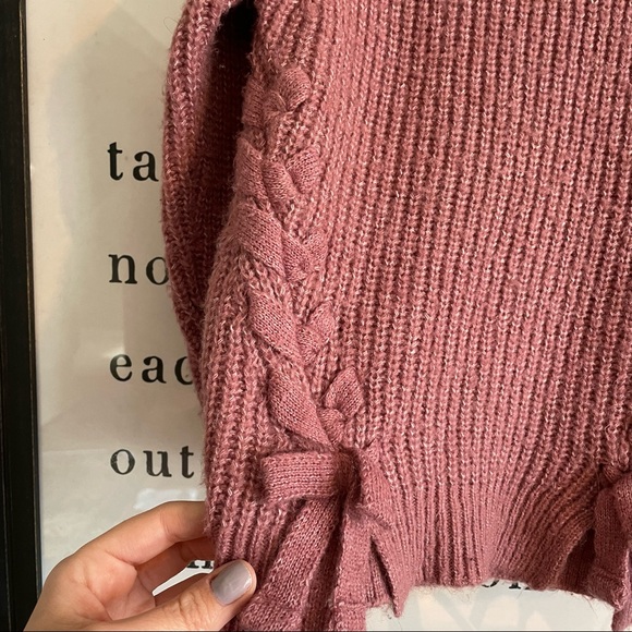 Toddler Girl’s Braided Blush Pink Tunic Pullover size 4-5T - Picture 2 of 2